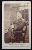 U.S. Lieutenant General Winfield Scott Cdv From a Brady Negative