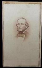 Fine Cdv Image of Confederate General Benjamin McCulloch Killed at Pea Ridge, Arkansas 