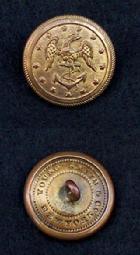 NA106A6 - Wonderfully Toned 1835-1850 US Navy Coat Button