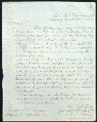 Original Quartermaster's Letter written and dated at Vicksburg, Mississippi, barely a month after the surrender.
