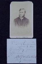 Fine Cdv & Autograph of U.S. Major General Judson Kilpatrick
