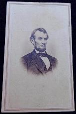 Excellent Cdv Engraving of President Abraham Lincoln