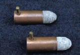 Nice Pair of Post War 7mm Pinfire Cartridges But Nearly Identical to Those that would have been used in the Folding Trigger Pinfire Revolvers During the War 