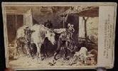 Nice Civil War Period Cdv Image of the Unwilling Laborer - A Horse about to go to the Field - By Anthony