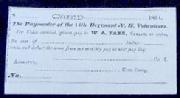 Fine Condition Unused Civil War Period 14th New Hamshire Sutler’s Note