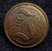 Beautiful Non-Dug CS175, Confederate Manuscript -I Infantry Coat Button