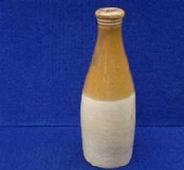 Nice Civil War Period Ginger Beer Bottle with Donut Lip
