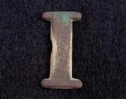 Nice excavated Company Hat Letter -I-