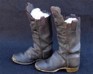 Excellent Condition Civil War Period Young Man's Boots - Grand Army of the Republic Hall Donation 