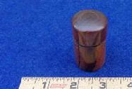 Nice Civil War Period Traveling Rosewood Inkwell