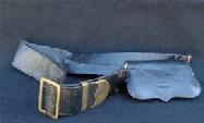 Fine Civil War Period Staff Officer's Fancy Cartridge Box & Cross Belt