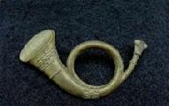 Fine Non-dug US Infantry Insignia/Hat Horn with Both Loops
