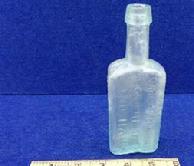 Nice Civil War Period "Barry's Tricopherous" Pontilled Bottle