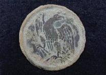 Dug Eagle Breast Plate with a Great Look and Carved on the Back