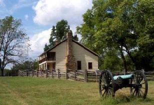 CLICK THIS IMAGE TO SEE SEVERAL PHOTOS OF THE PEA RIDGE ARKANSAS NATIONAL BATTLEFIELD PARK. THE BATTLE WHICH OCCURRED ON MARCH 7TH & 8TH, 1862, WAS ALSO SOMETIMES CALLED BY THE CONFEDERATES AS THE BATTLE OF ELKHORN TAVERN. WITH 4200 ACRES PRESERVED, THE RESTORED ELKHORN TAVERN AND DOZENS OF ORIGINAL ARTILLERY PIECES IT IS A GREAT SITE TO VISIT. THEY ALSO HAVE AN EXCELLENT MUSUEM AND FRIENDLY STAFF, SO IF EVER IN NORTHWEST ARKANSAS, MAKE TIME TO VISIT. 