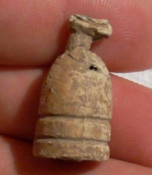 Approximately .62 Caliber "Hessian" Type bullet, recovered near Springfield, Missouri, by Mark Daughtrey.