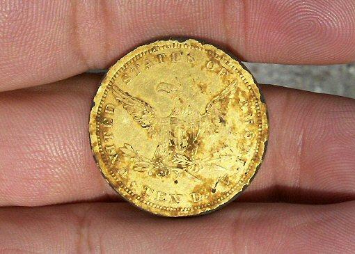 1840 $10 Gold Coin Reverse