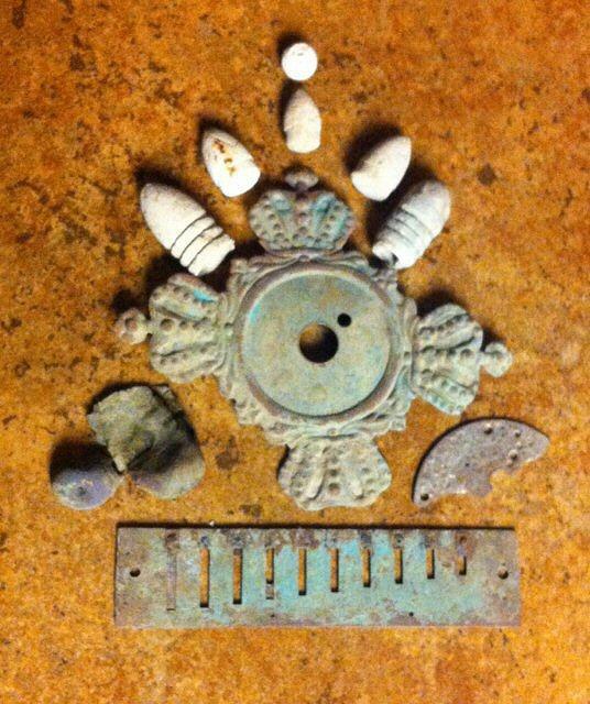 More of Jim Trammell's house site relics from old Carroll County, Arkansas.