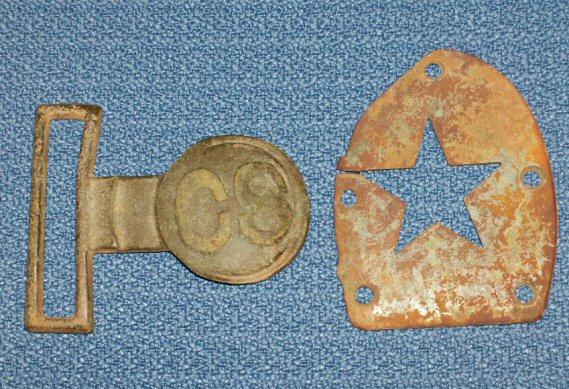 Leech & Rigdon CS Tongue & Star Heel Plate.