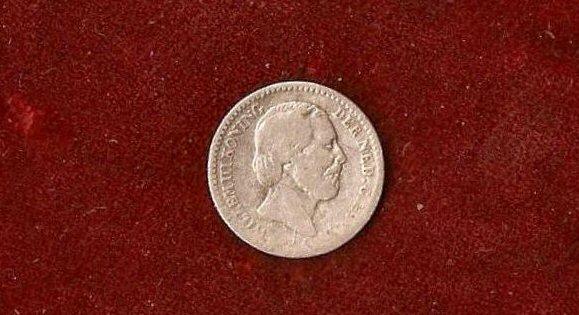 1856 Netherlands Silver 10-Cent Piece, From Union Campsite.
