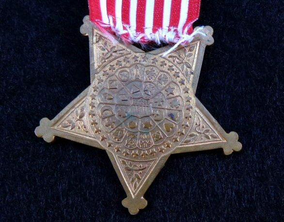 Fine G.A.R. or Grand Army of the Republic, Numbered Membership Badge