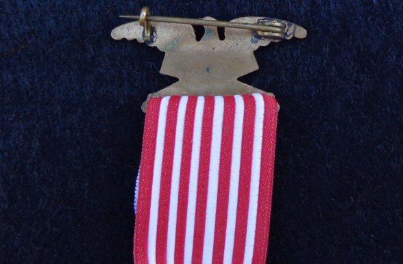 Fine G.A.R. or Grand Army of the Republic, Numbered Membership Badge
