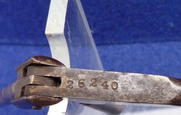  Very Good Unquestionably Martial, Anchor Marked, Whitney Navy Revolver
