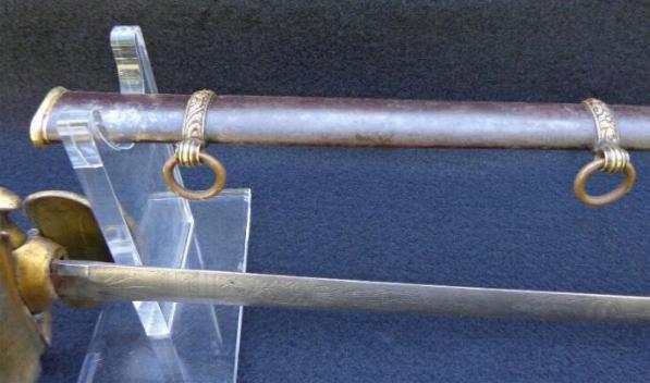 RARELY Encountered ACTUAL Civil War Period U.S. Model 1860 Field & Staff Officer's Sword & Scabbard