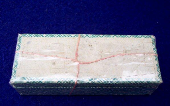 Original Full Box of Houllier Blanchard/Paris Long 12mm Pinfire Cartridges - Still Sealed with Original Twine Tie