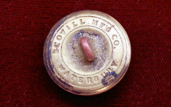 Fine Civil War Period Non Dug Missouri State Seal Staff Officer's Coat Button