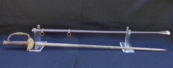 RARELY Encountered ACTUAL Civil War Period U.S. Model 1860 Field & Staff Officer's Sword & Scabbard