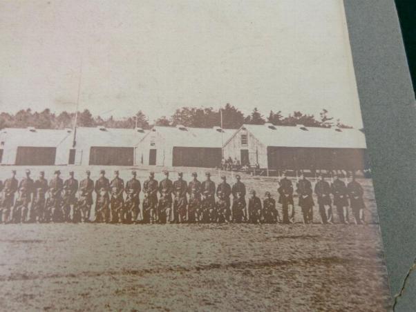 Amazing Large Albumen of Co. H, 44th Massachusetts Volunteer Infantry, aka Massachusetts Volunteer Militia