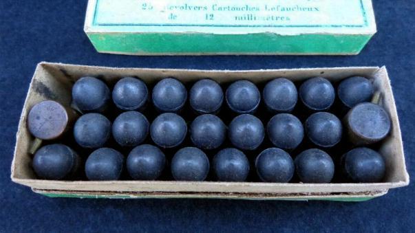 Nice Full Box of 12mm Pin-fire Pistol Cartridges