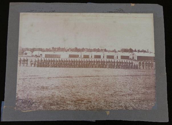 Amazing Large Albumen of Co. H, 44th Massachusetts Volunteer Infantry, aka Massachusetts Volunteer Militia