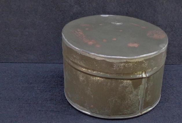 Nice Crudely All Soldered Civil War Period or Before Tin Container or Can 