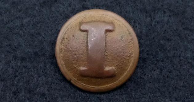 Very Nice Dug Confederate Cast -I Infantry Coat Button