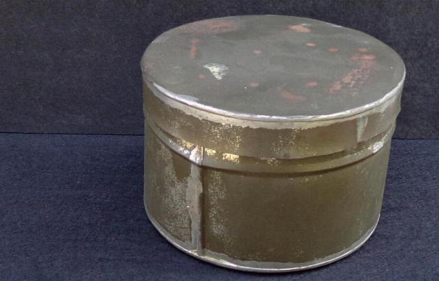 Nice Crudely All Soldered Civil War Period or Before Tin Container or Can 