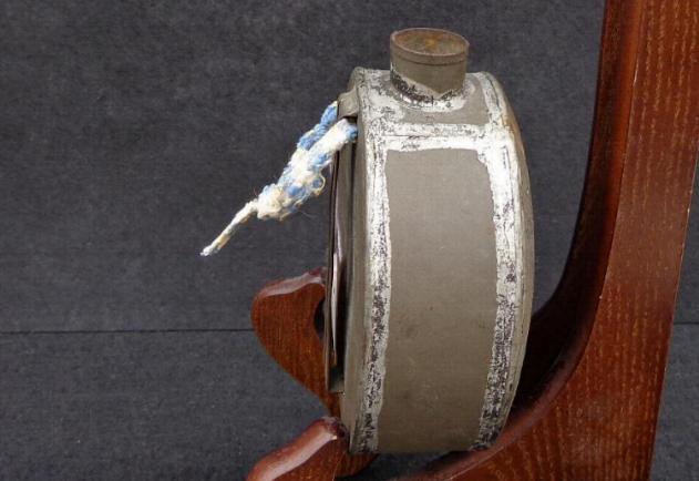 Small Tin Drum Militia Canteen - All Soldered