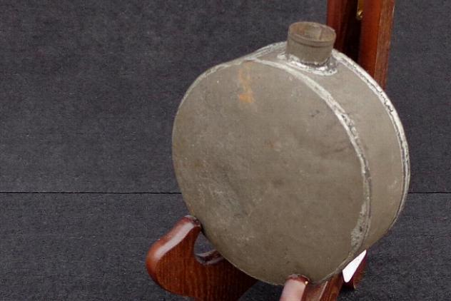 Small Tin Drum Militia Canteen - All Soldered