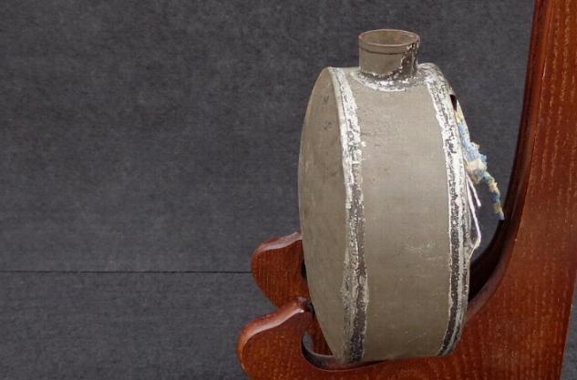 Small Tin Drum Militia Canteen - All Soldered