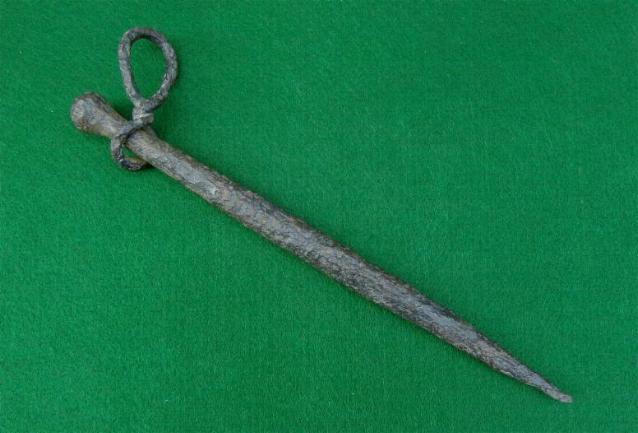 Nice Dug US Cavalry Civil War Picket Pin 