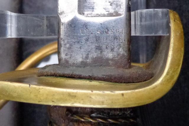 Nice All Original U.S. M1860 Cavalry Saber & Scabbard Manufactured by the Ames Co. in 1863