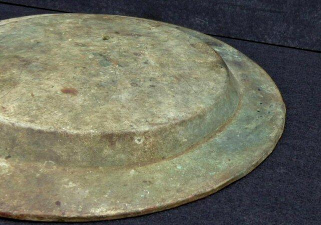 Cool Civil War Period "Relic Condition" Tinned Copper Mess Plate
