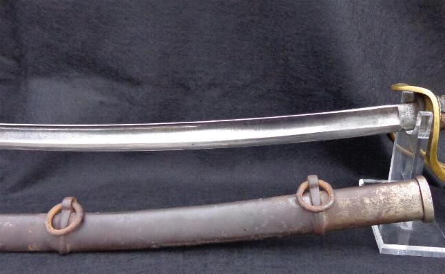 Nice All Original U.S. M1860 Cavalry Saber & Scabbard Manufactured by the Ames Co. in 1863