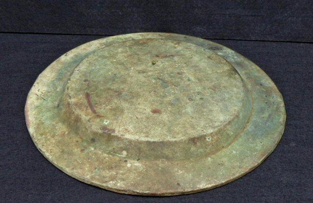 Cool Civil War Period "Relic Condition" Tinned Copper Mess Plate