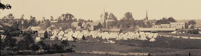 Original Civil War Camp Photograph Courtesy of the Library of Congress Prints & Photographs Division