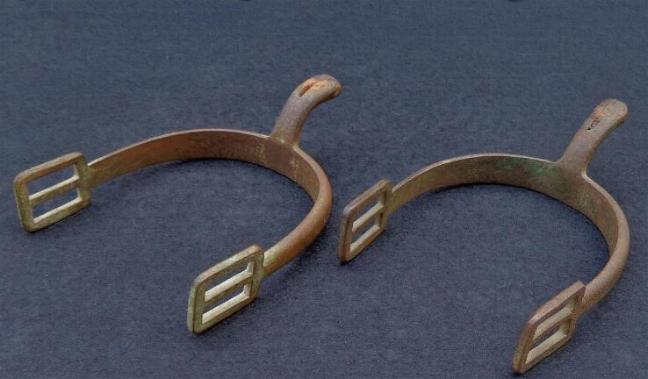 Excellent Matched Pair of Dug U.S. M1859 Enlisted Cavalryman's Spurs