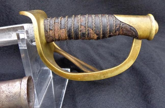 Nice All Original U.S. M1860 Cavalry Saber & Scabbard Manufactured by the Ames Co. in 1863