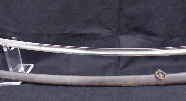 Nice All Original U.S. M1860 Cavalry Saber & Scabbard Manufactured by the Ames Co. in 1863