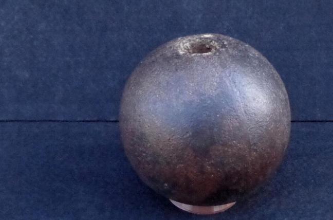  Super Slick Confederate, Wood Fuse Plug 12-Pounder Artillery Shell 